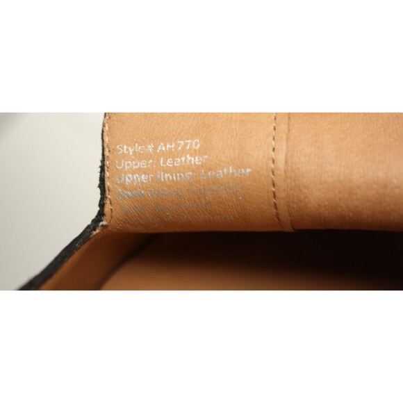 Madewell Frances Loafers Shoes Womens sz 7.5 Black Leather Pointed Toe - Picture 7 of 9